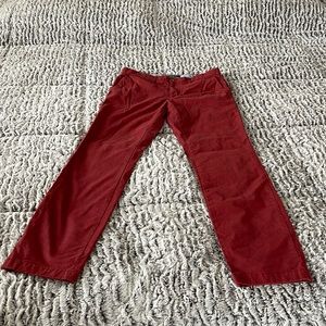 Men’s Tommy Hilfiger Chinos.  Nantucket Red, slim fit.  Size 32/34